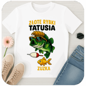 Koszulka na Dzień Ojca Złota Rybka Tatusia