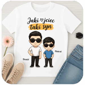Koszulka Jaki Ojciec Taki Syn Prezent Dla Taty