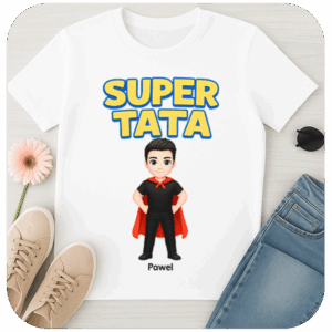 Koszulka Super Tata na Dzień Ojca