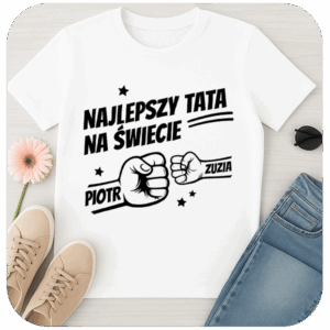 Koszulka Najlepszy Tata Na Świecie Prezent dla Taty