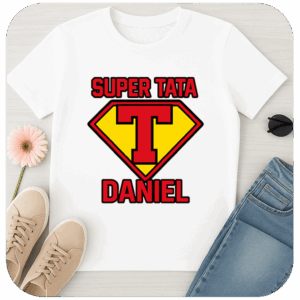 Koszulka Super Tata Superman z Imieniem